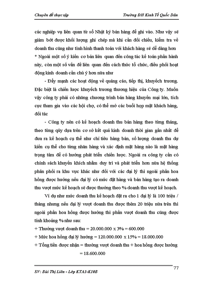 image for page Kế toán bán hàng và thanh toán với khách hàng tại công ty TNHH Thương mại Tam Kim