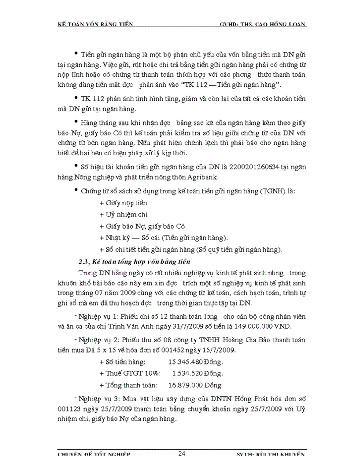 image for page Kế toán vốn bằng tiền