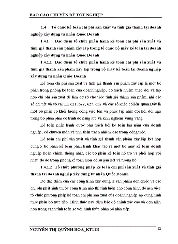 image for page T chức kế toán tập hợp chi phí và tính giá thành sản phẩm sản xuất tại doanh nghiệp xây dựng tư nhân Quốc Doanh