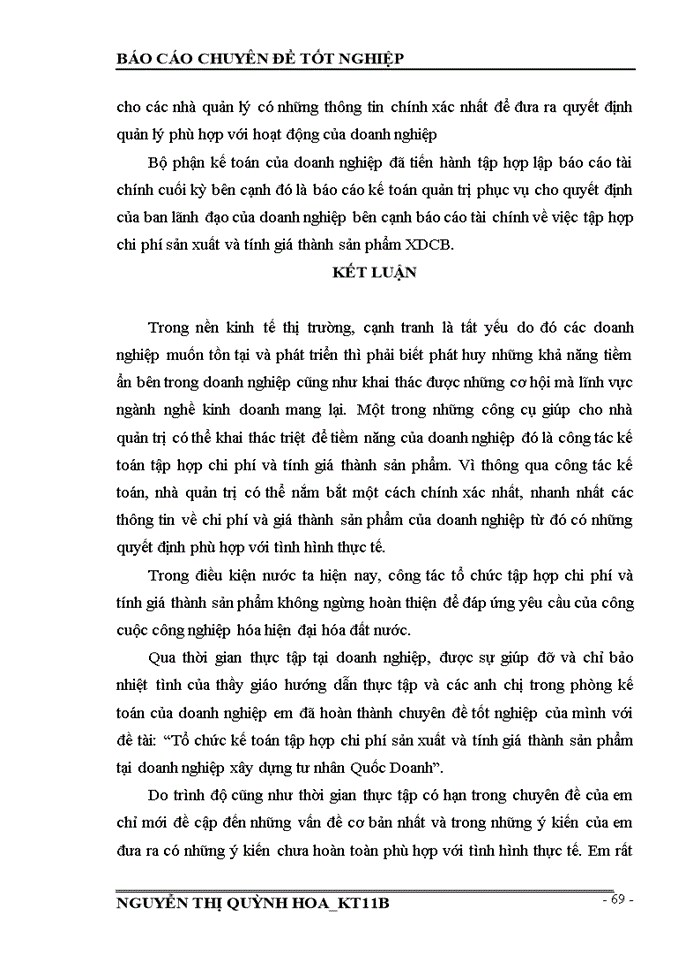 image for page T chức kế toán tập hợp chi phí và tính giá thành sản phẩm sản xuất tại doanh nghiệp xây dựng tư nhân Quốc Doanh