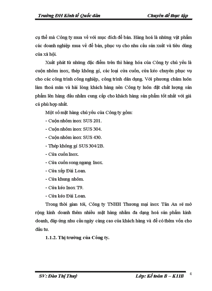 image for page Hoàn thiện kế toán tiêu thụ và xác định kết quả tiêu thụ hàng hoá tại công ty tnhh thương mại inox tân an