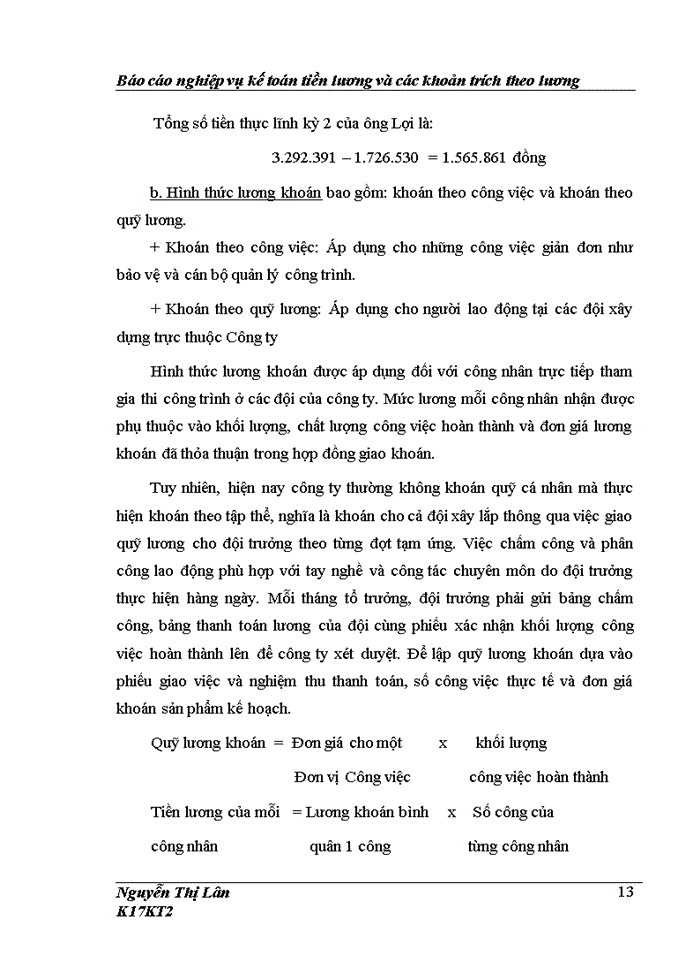 image for page Hoàn thiện kế toán tiền lương và các khoản trích theo lương tại Công ty cổ phần xây dựng số 2- Hà Nội