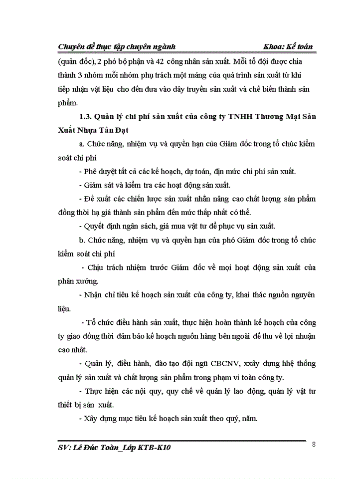 image for page Hoàn thiện kế toán chi phí sản xuất và tính giá thành sản phẩm tại công ty TNHH Thương Mại Sản Xuất Nhựa Tân Đạt