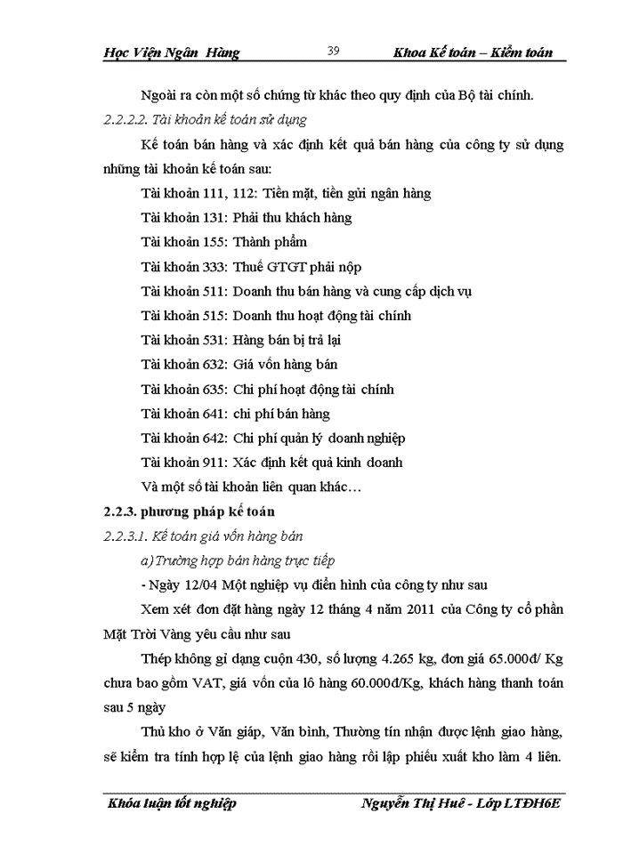 image for page Hoàn thiện công tác kế toán bán hàng và xác định kết quả bán hàng tại Công ty cổ phần cơ khí và thương mại Đại Việt