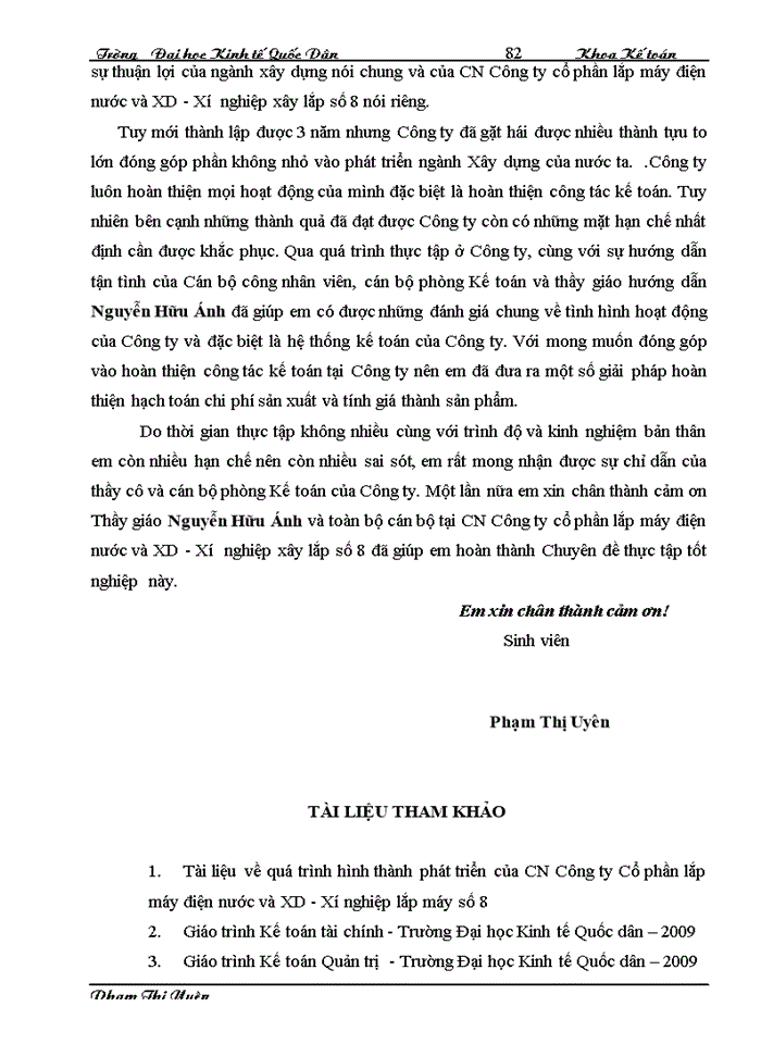 image for page Hoàn thiện kế toán chi phí sản xuất và tính giá thành sản phẩm tại chi nh¸nh Cty CP L¾p M¸y §iÖn N­íc vµ XD- XN X©y l¾p sè 8