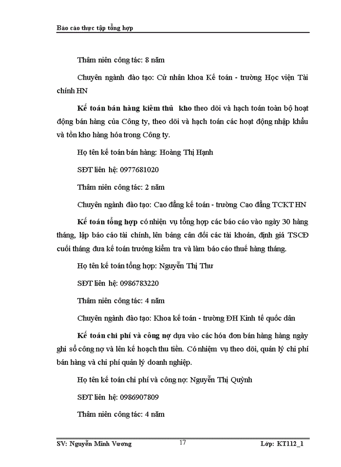 image for page Thực trạng tổ chức bộ máy kế toán và công tác kế toán tại Công ty TNHH Xuân Cầu