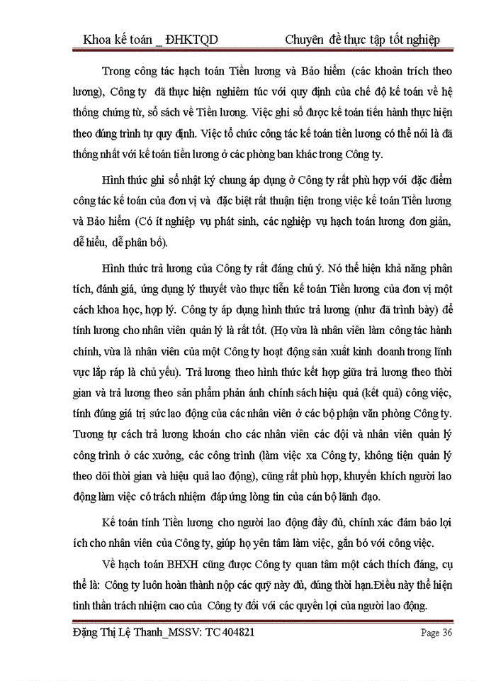 image for page Hoàn thiện công tác kế toán tiền lương và các khoản trích theo lương tại Công ty TNHH Klong