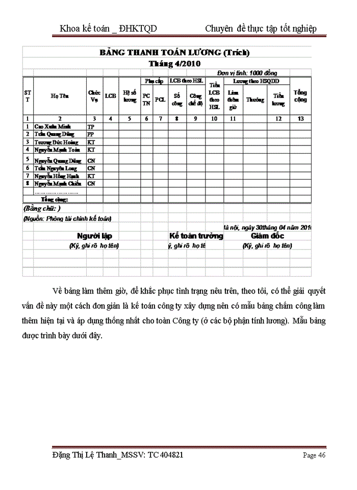 image for page Hoàn thiện công tác kế toán tiền lương và các khoản trích theo lương tại Công ty TNHH Klong