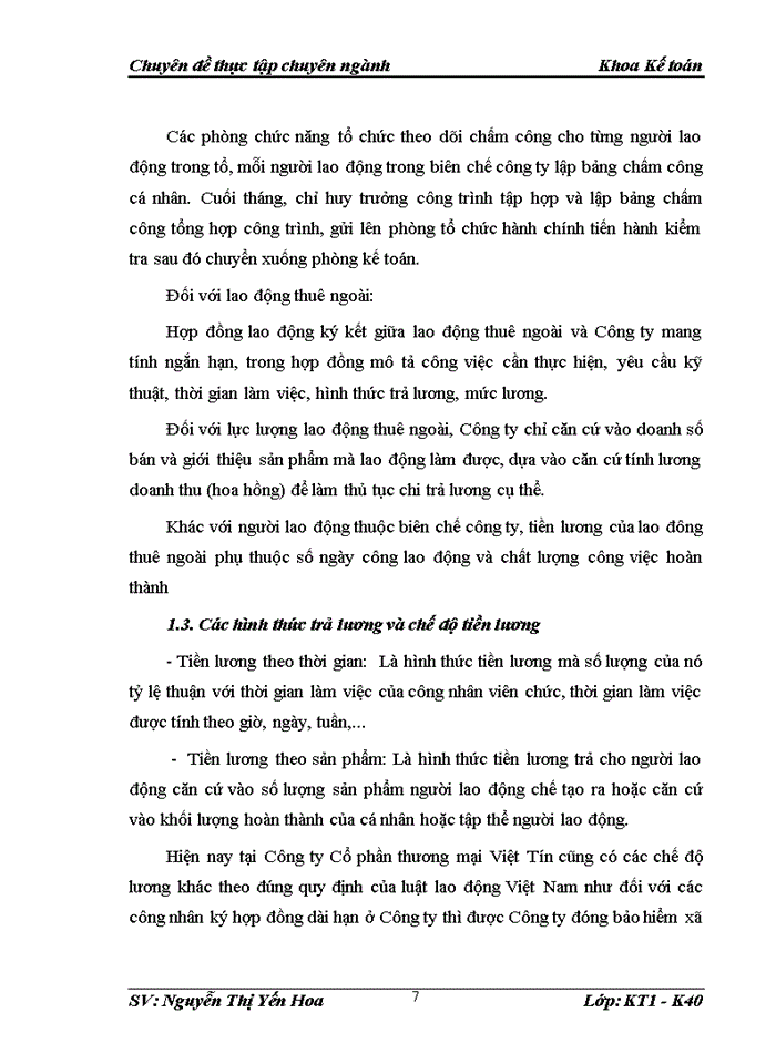 image for page Hoàn thiện kế toán tài lương và các khoản trích theo lương tại Công ty Cổ phần thương mại Việt Tín