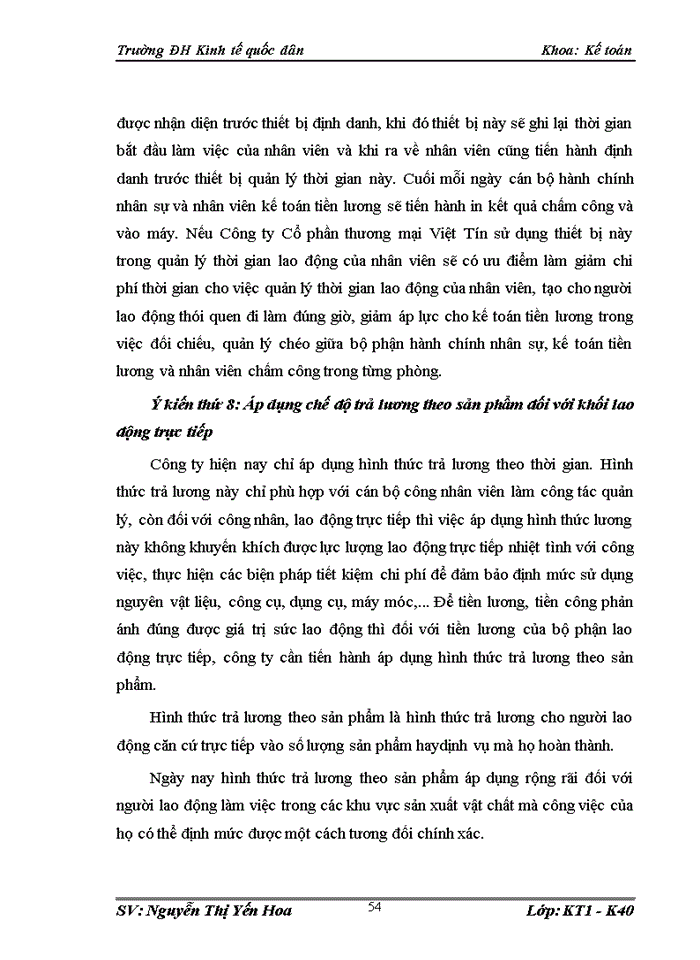 image for page Hoàn thiện kế toán tài lương và các khoản trích theo lương tại Công ty Cổ phần thương mại Việt Tín