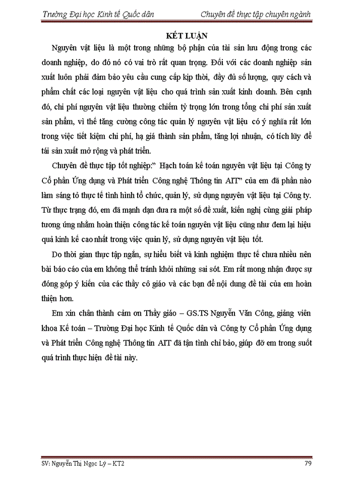 image for page Hoàn thiện kế toán nguyên vật liệu tại công ty cổ phần ứng dụng và phát triển công nghệ thông tin ait