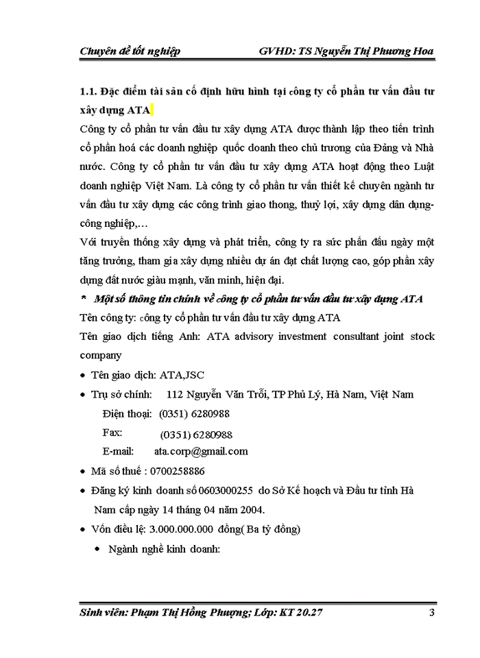 image for page Hoàn thiện kế toán tài sản cố định hữu hình tại công ty cổ phần tư vấn đầu tư xây dựng ATA