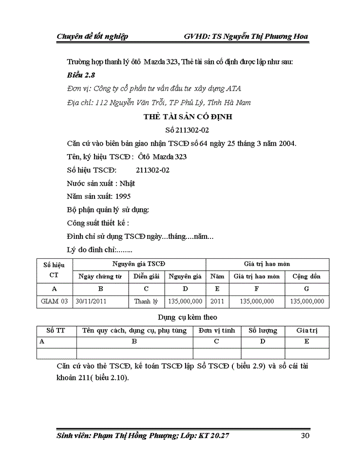 image for page Hoàn thiện kế toán tài sản cố định hữu hình tại công ty cổ phần tư vấn đầu tư xây dựng ATA