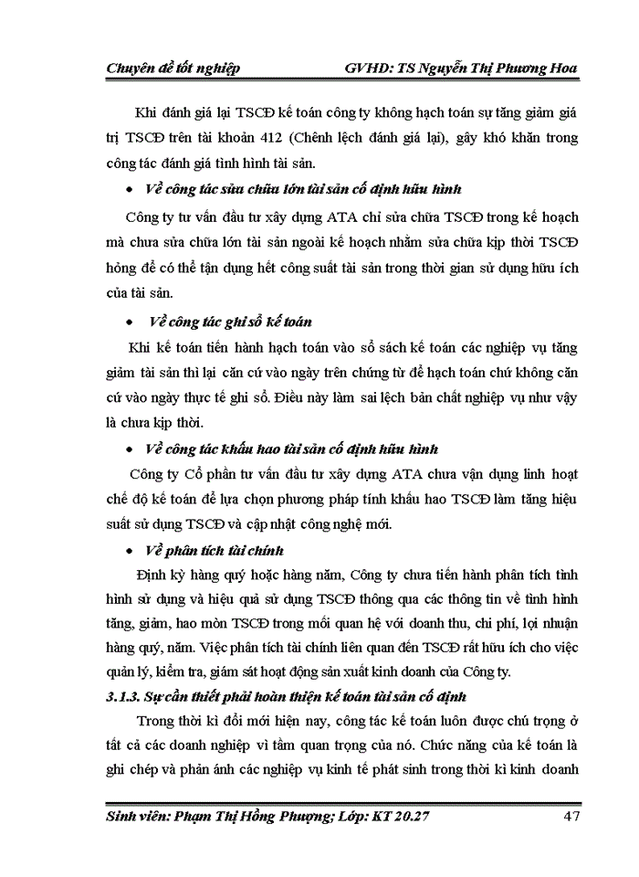 image for page Hoàn thiện kế toán tài sản cố định hữu hình tại công ty cổ phần tư vấn đầu tư xây dựng ATA