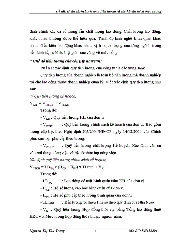 image for page Hoàn thiện hạch toán tiền lương và các khoản trích theo lương tại công ty thông tin di động VMS Mobifone