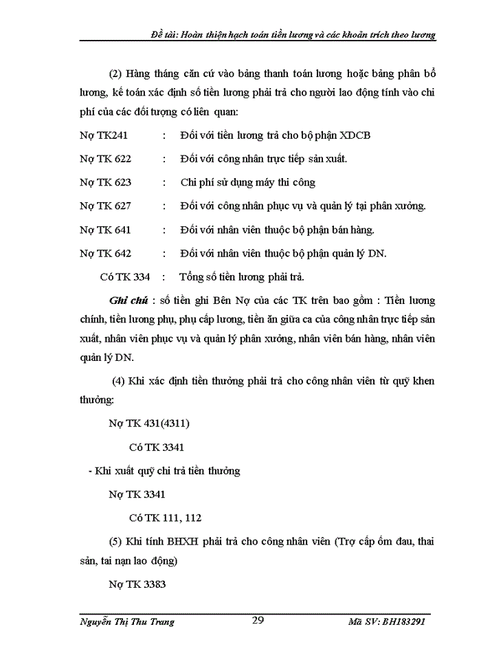 image for page Hoàn thiện hạch toán tiền lương và các khoản trích theo lương tại công ty thông tin di động VMS Mobifone