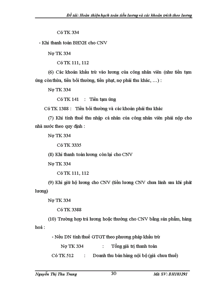 image for page Hoàn thiện hạch toán tiền lương và các khoản trích theo lương tại công ty thông tin di động VMS Mobifone
