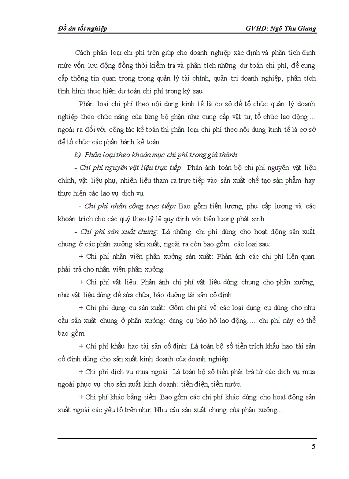 image for page Phân tích và đề xuất một số biện pháp nhằm hoàn thiện công tác kế toán tập hợp chi phí sản xuất và tính giá thành sản xuất sản phẩm tại Công ty Thành Vinh