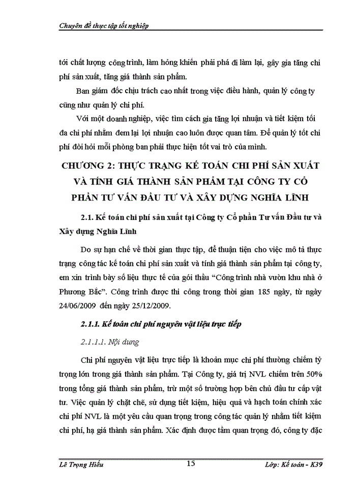 image for page Hoàn thiện kế toán chi phí sản xuất và tính giá thành sản phẩm tại Công ty Cổ phần Tư vấn Đầu tư và Xây dựng Nghĩa Lĩnh