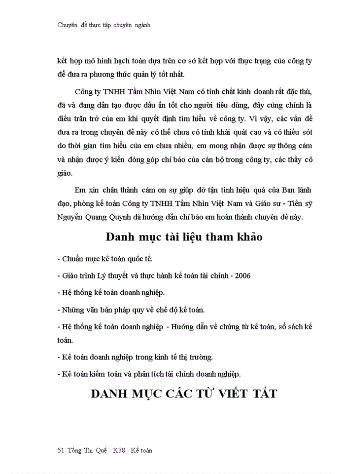 image for page Hoàn thiện kế toán tiền lương và các khoản trích theo lương tại Công ty TNHH Tầm nhìn Việt Nam