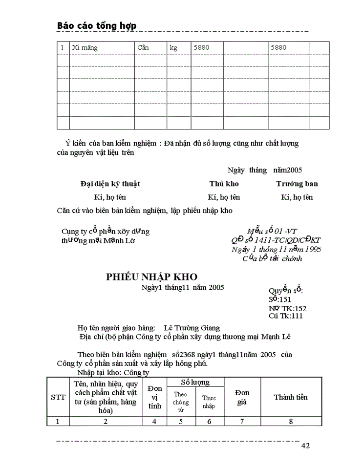 image for page Báo cáo kế toán tổng hợp