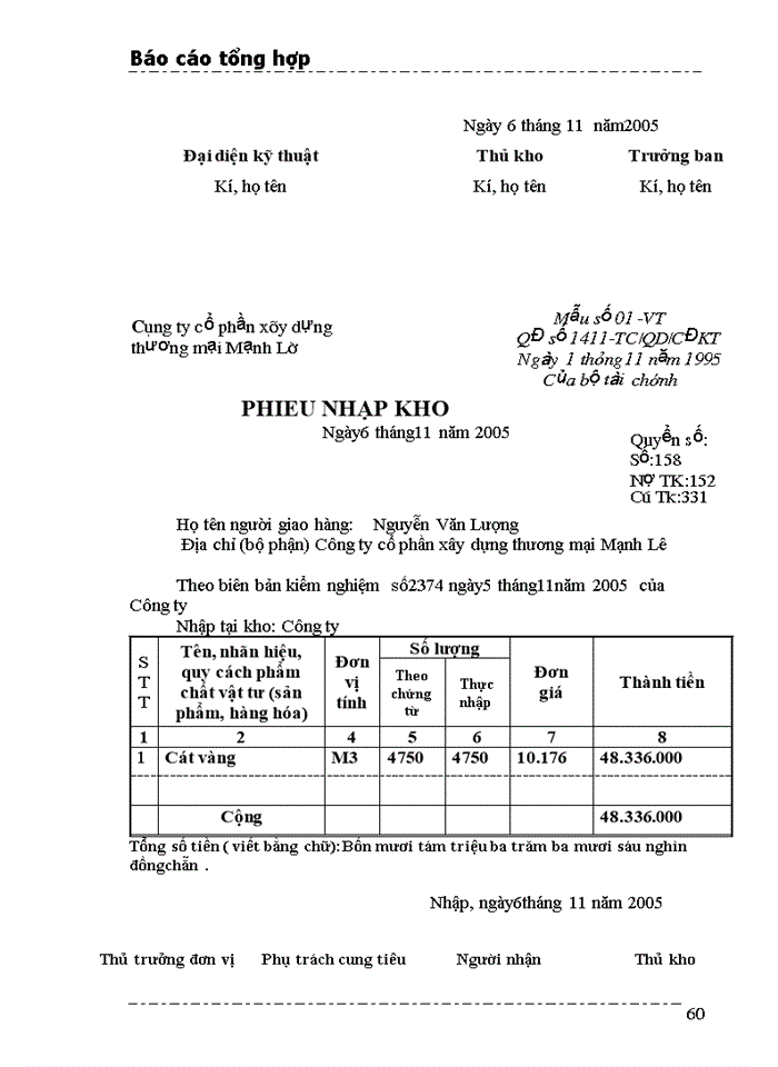 image for page Báo cáo kế toán tổng hợp