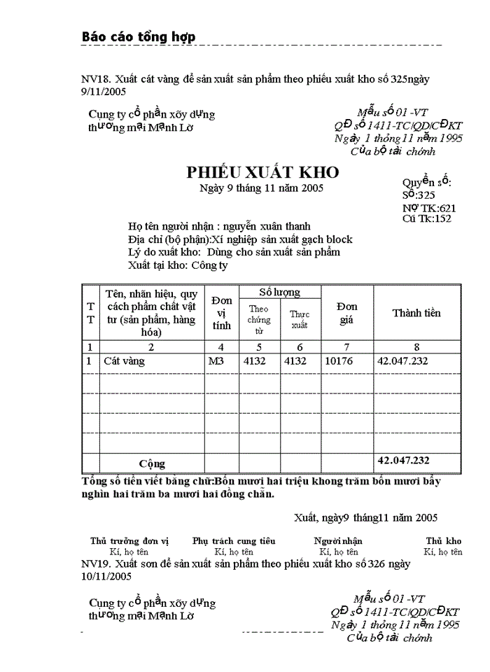 image for page Báo cáo kế toán tổng hợp