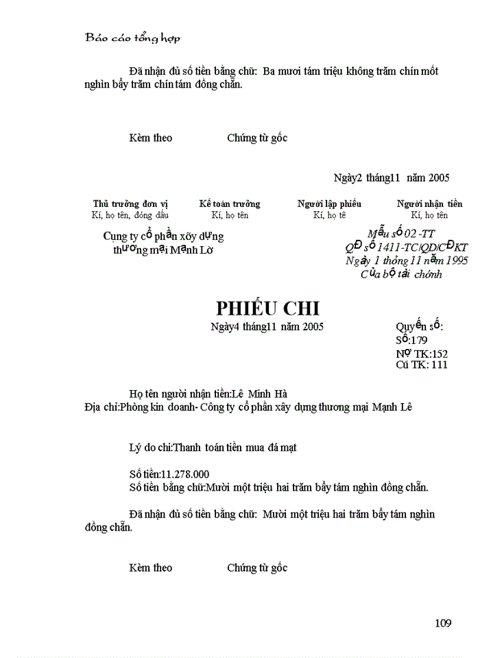 image for page Báo cáo kế toán tổng hợp