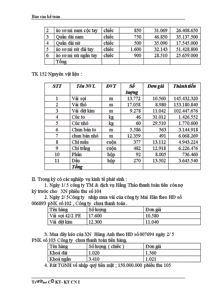 image for page Thực trạng công tác hạch toán kế toán tổng hợp tại Công ty dệt len  Mùa Đông