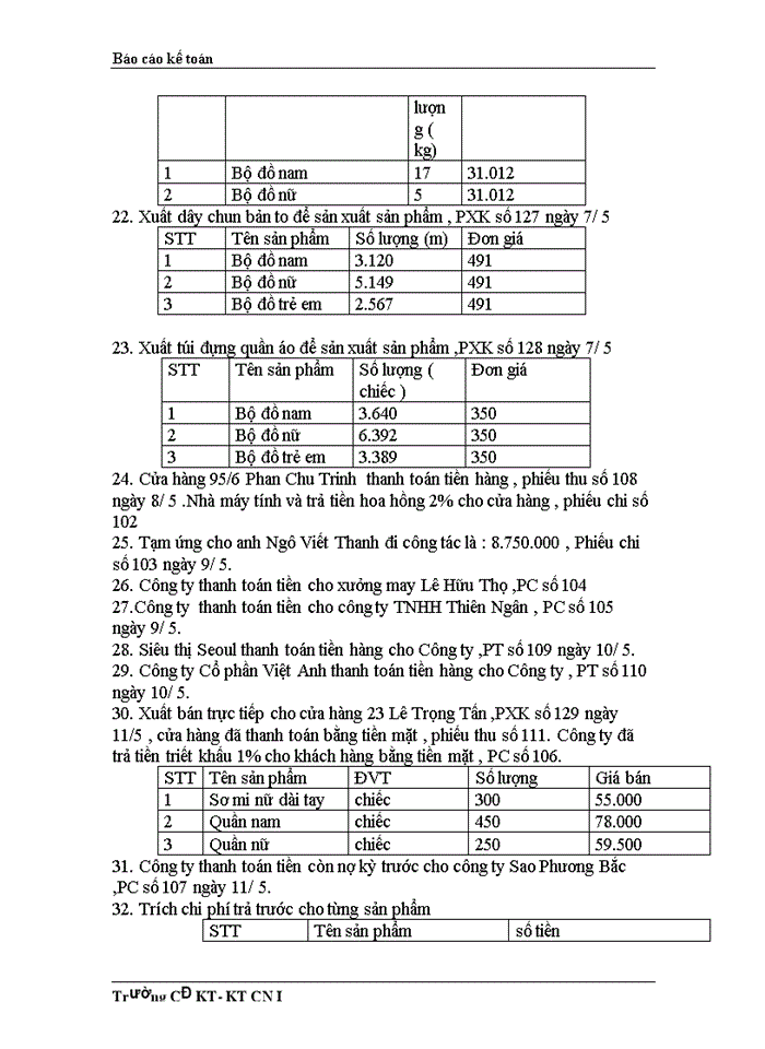 image for page Thực trạng công tác hạch toán kế toán tổng hợp tại Công ty dệt len  Mùa Đông