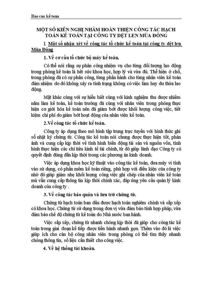 image for page Thực trạng công tác hạch toán kế toán tổng hợp tại Công ty dệt len  Mùa Đông