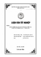 Hoàn thiện hạch toán vốn bằng tiền tại công ty cổ phần vật tư nông sản