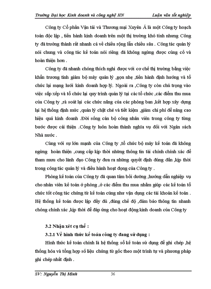 image for page Thực trạng về công tác kế toán thuế GTGT tại Công ty cổ phần vận tải & thương mại Xuyên Á