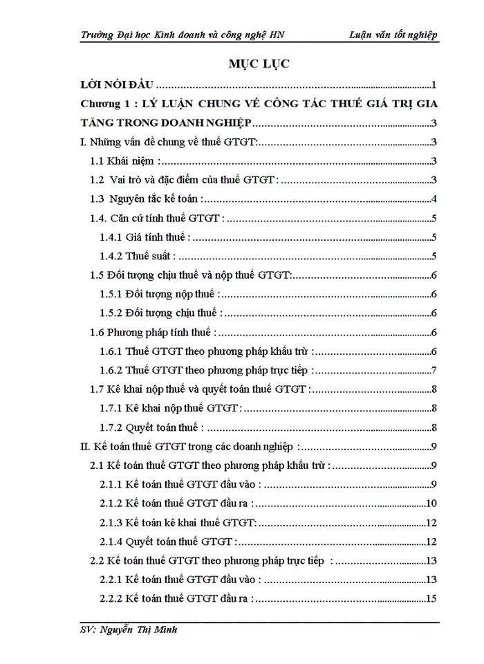 Kế toán thuế GTGT tại Công ty CP vận tải & thương mại Xuyên Á