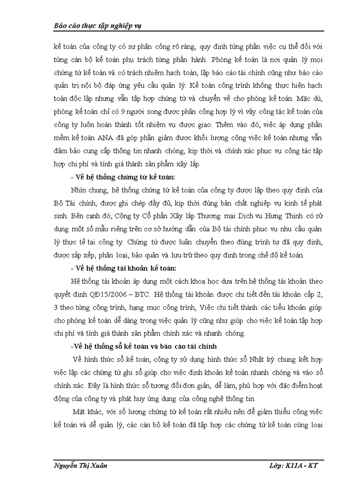 image for page Hoàn thiện hạch toán chi phí sản xuất và tính giá thành sản phẩm xây lắp tại Công ty Cổ phần xây lắp thương mại Dịch vụ Hưng Thịnh