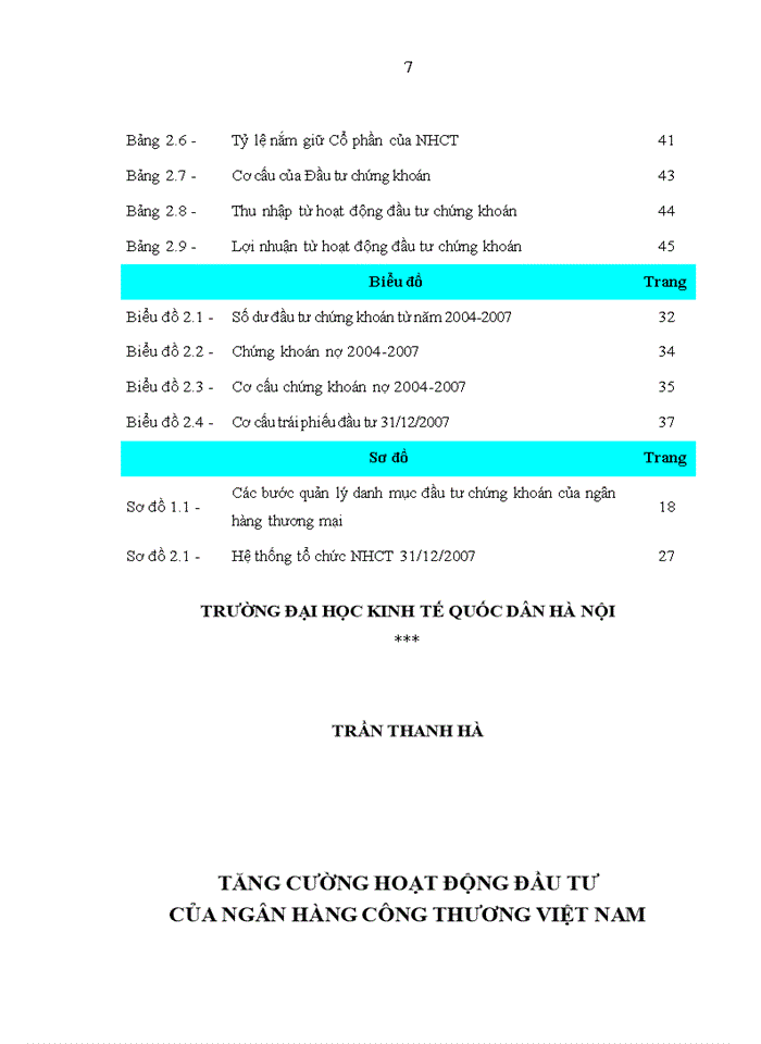 image for page Tăng cường hoạt động đầu tư của ngân hàng công thương việt nam trên thị trường chứng khoán