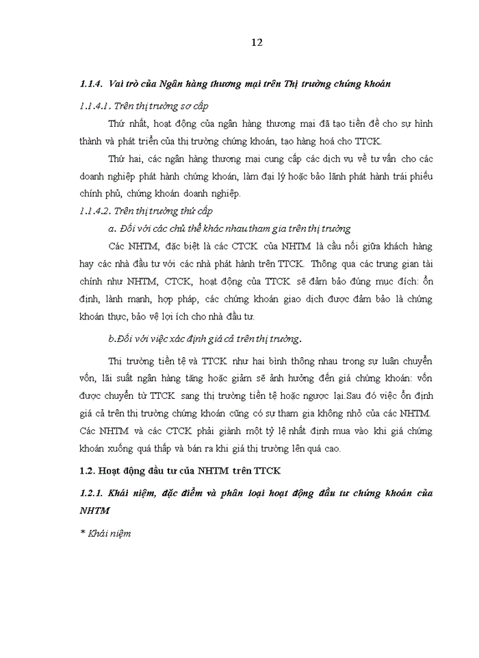 image for page Tăng cường hoạt động đầu tư của ngân hàng công thương việt nam trên thị trường chứng khoán