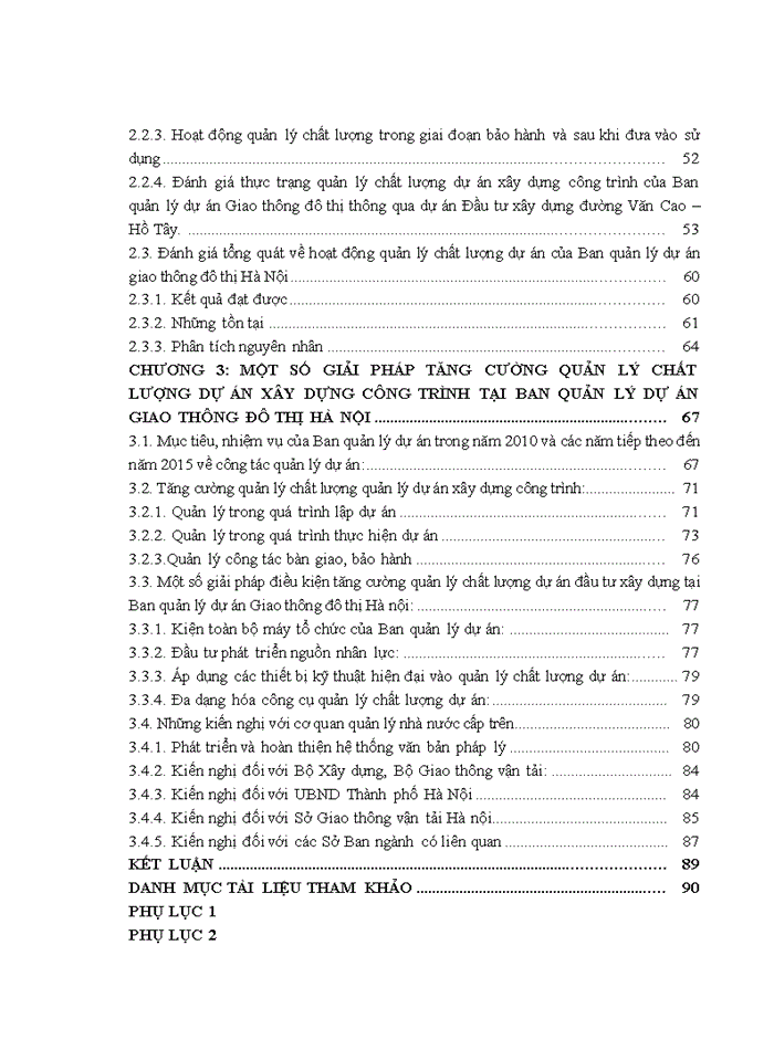 image for page Quản lý chất lượng dự án xây dựng công trình của Ban quản lý dự án Giao thông đô thị Hà Nội
