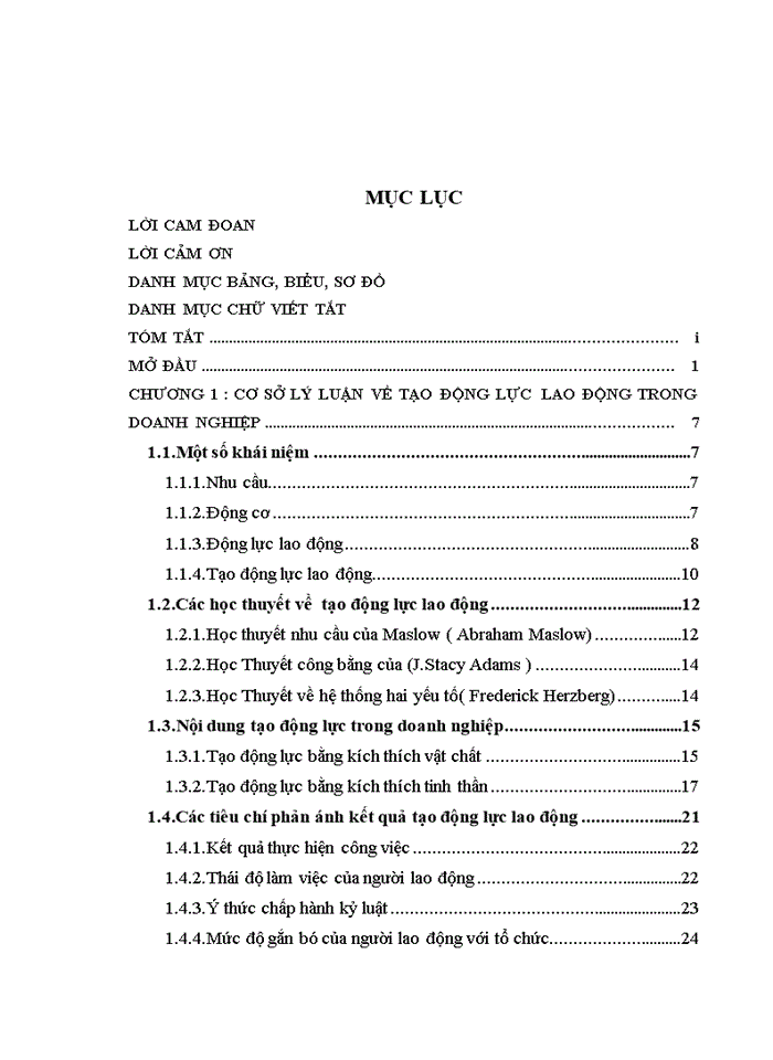 image for page Tạo động lực cho người lao động tại công ty TNHH MDF (Medium Density Fiber) Hòa Bình