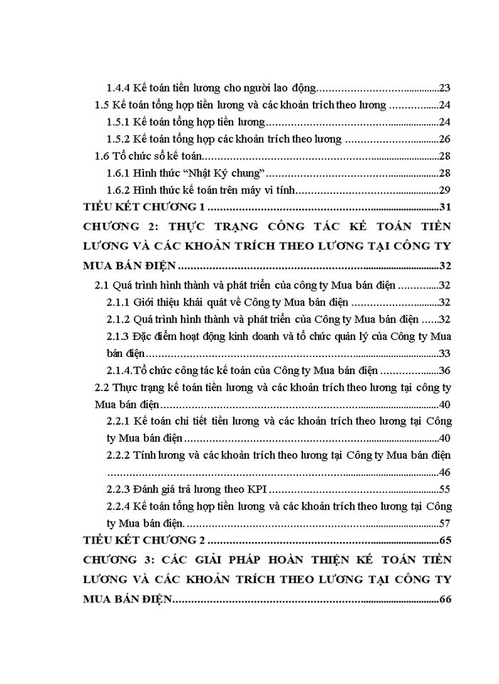 image for page Hoàn thiện kế toán tiền lương và các khoản trích theo lương tại Công ty Mua bán điện