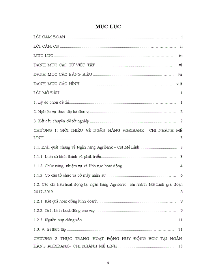 image for page Tăng cường hoạt động huy động vốn tại Ngân hàng nông nghiệp và phát triển nông thôn Việt Nam- chi nhánh Mê Linh