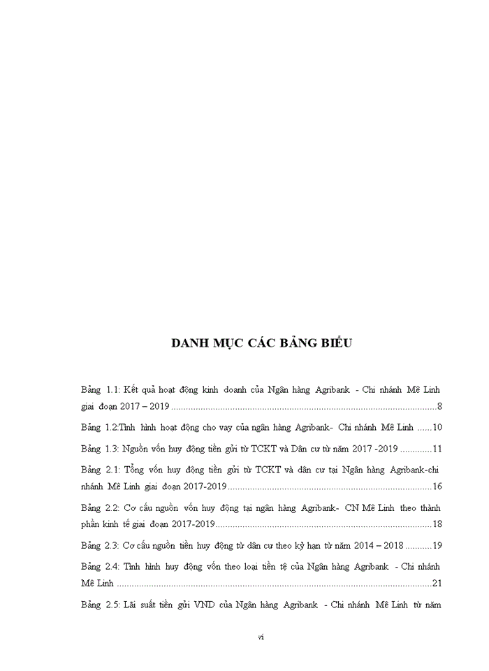 image for page Tăng cường hoạt động huy động vốn tại Ngân hàng nông nghiệp và phát triển nông thôn Việt Nam- chi nhánh Mê Linh
