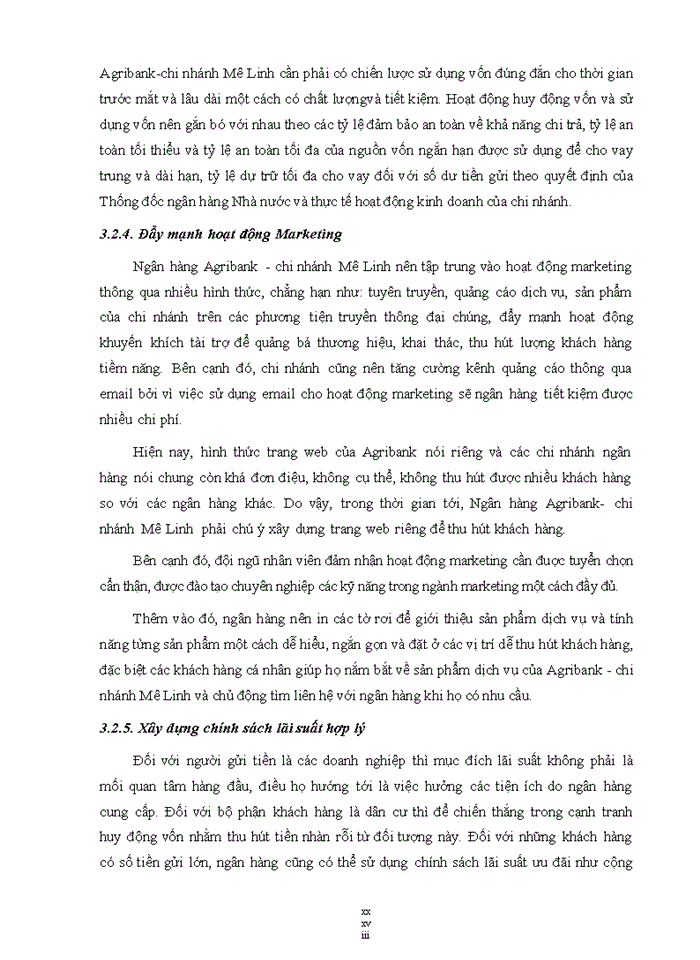 image for page Tăng cường hoạt động huy động vốn tại Ngân hàng nông nghiệp và phát triển nông thôn Việt Nam- chi nhánh Mê Linh
