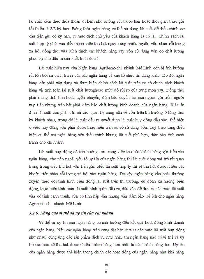 image for page Tăng cường hoạt động huy động vốn tại Ngân hàng nông nghiệp và phát triển nông thôn Việt Nam- chi nhánh Mê Linh