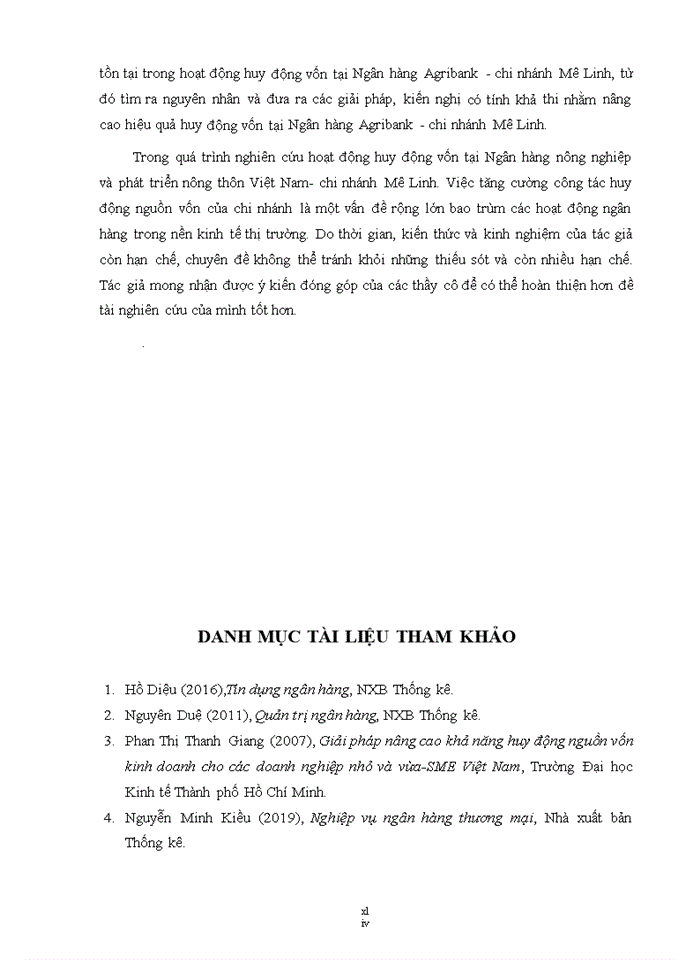 image for page Tăng cường hoạt động huy động vốn tại Ngân hàng nông nghiệp và phát triển nông thôn Việt Nam- chi nhánh Mê Linh