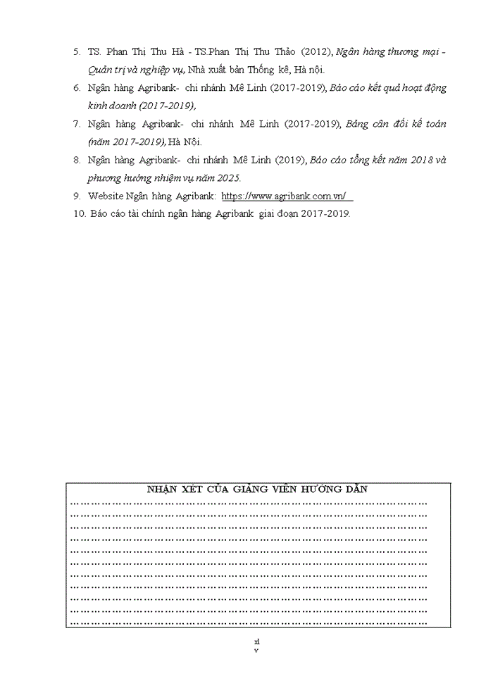 image for page Tăng cường hoạt động huy động vốn tại Ngân hàng nông nghiệp và phát triển nông thôn Việt Nam- chi nhánh Mê Linh