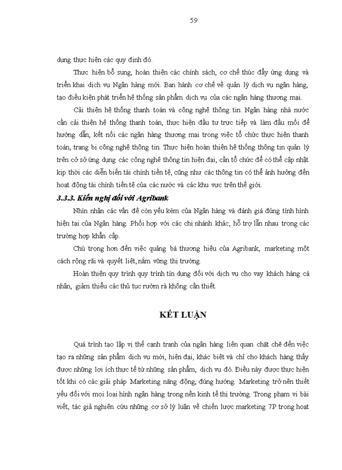 image for page Sự hài lòng của khách hàng cá nhân đối với dịch vụ cho vay tại Agribank – Nghiên cứu điển hình tại chi nhánh Thái Bình