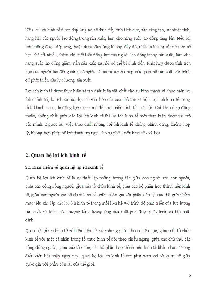 image for page Lợi ích kinh tế là gì? Các quan hệ lợi ích kinh tế chủ yếu trong nền kinh tế thị trường ở Việt Nam?