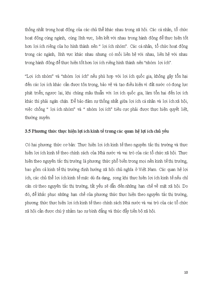 image for page Lợi ích kinh tế là gì? Các quan hệ lợi ích kinh tế chủ yếu trong nền kinh tế thị trường ở Việt Nam?