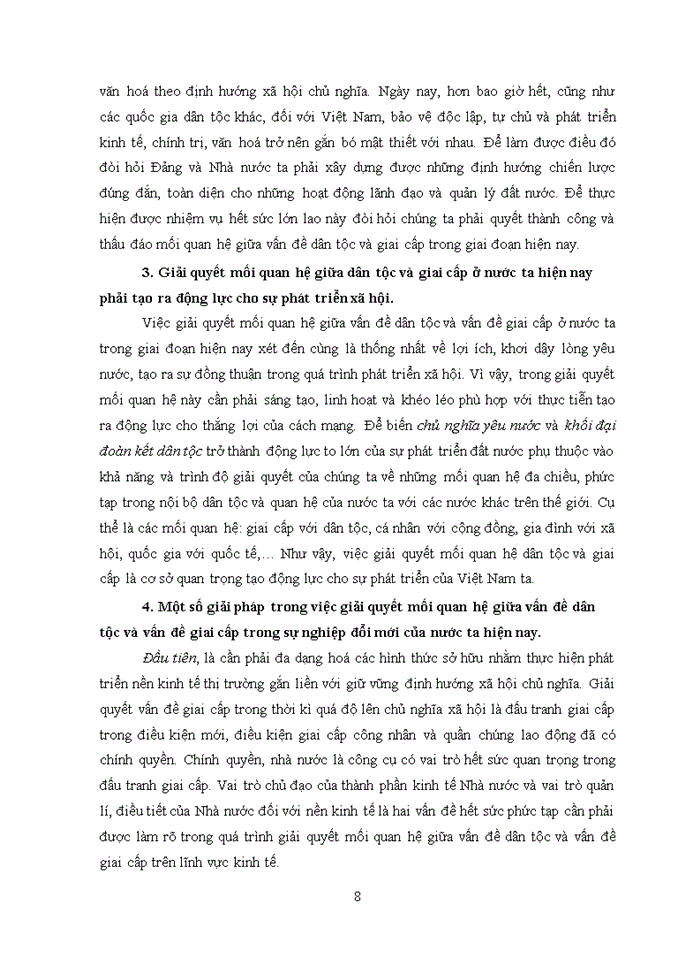 image for page Giải quyết vấn đề dân tộc và giai cấp cần phải đứng vững trên lập trường của giai cấp công nhân.